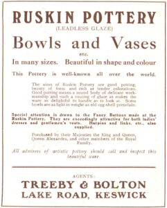 Advertisement from Keswick magazine.